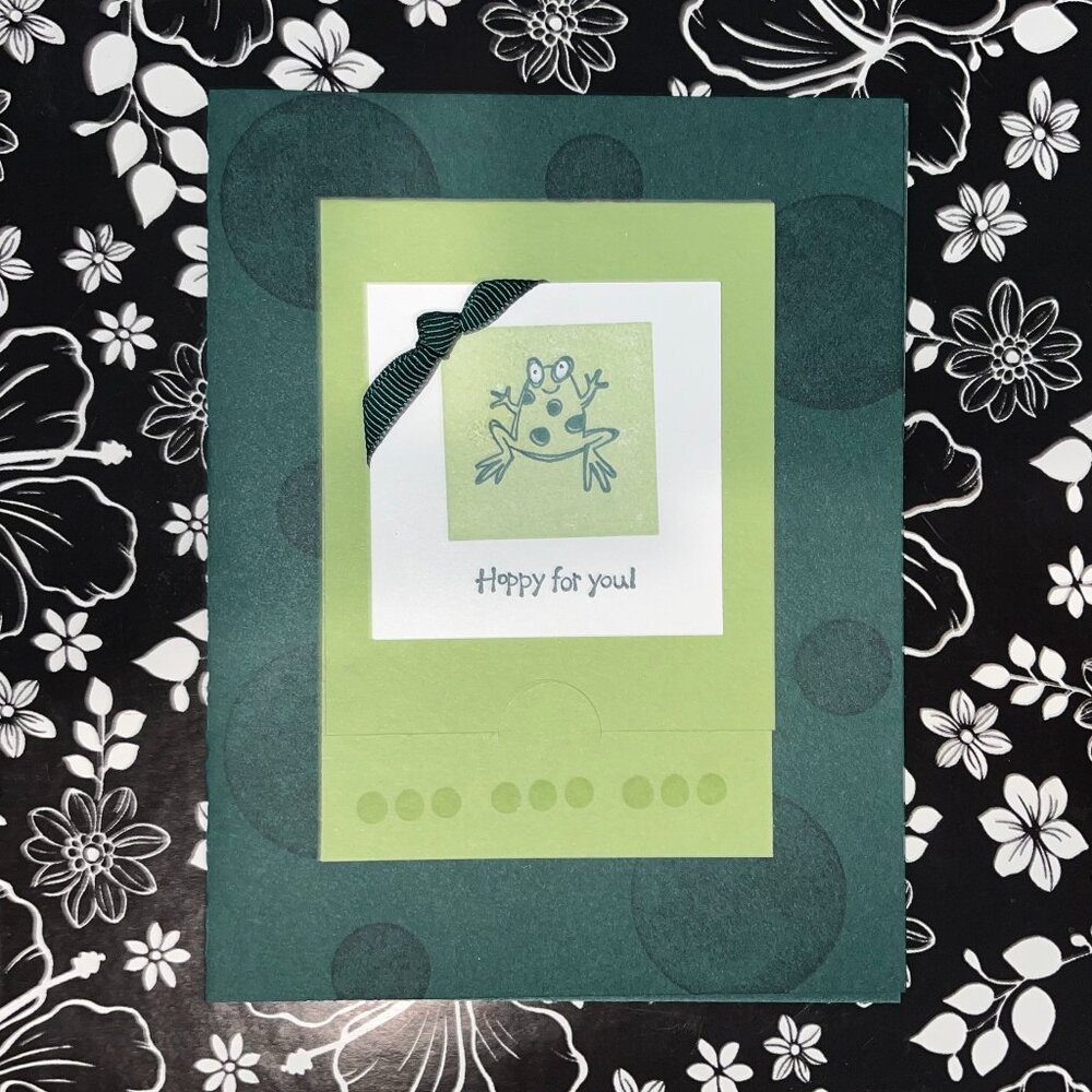 Set of 3 Homemade Cards - Hoppy for You